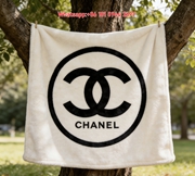Chanel Logo Flannel Sofa Throw Blanket IMG_6700